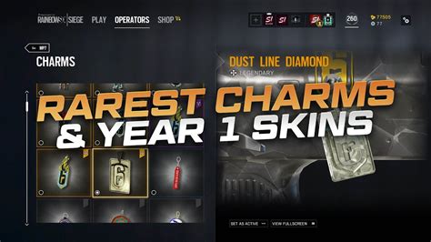 Easy to the eyes. . Rarest charms in r6